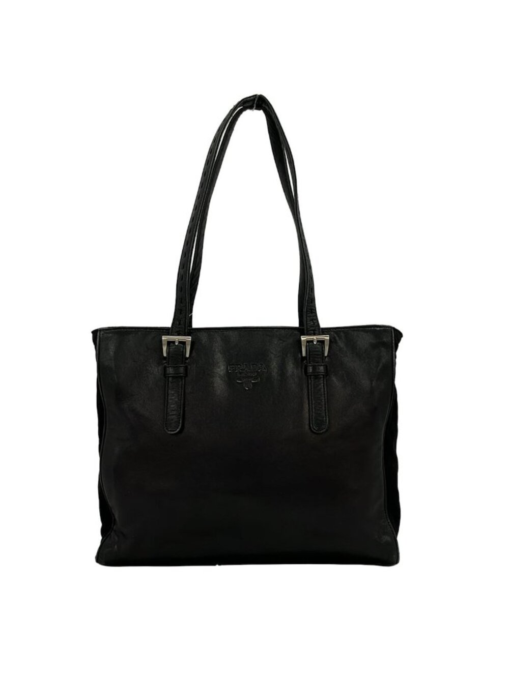 Prada Shoulder Bag Black Leather
